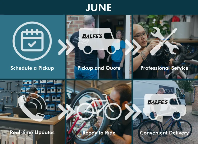 Balfe's Bikes Home Collection Bike Service Reservation- June